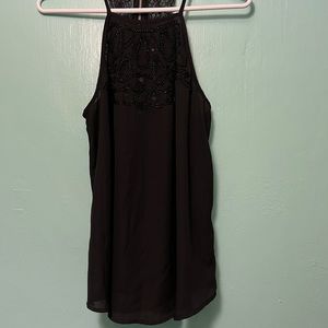 Maurices black halter blouse size small